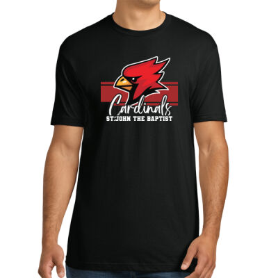 "Cardinals, StJB" - Black - 100% Cotton Thumbnail
