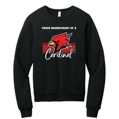 "Proud GRANDPARENT of a Cardinal" - Black - Crewneck Thumbnail