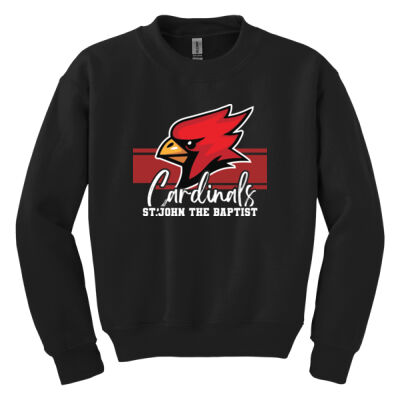 "Cardinals, StJB" - Black - Crewneck Thumbnail
