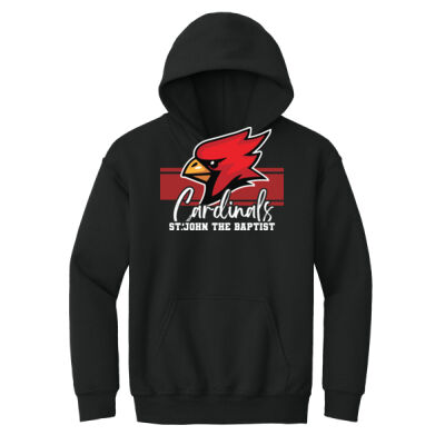 "Cardinals, StJB" - Black - Hoodie Thumbnail