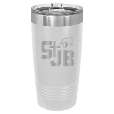Polar Camel 20 oz. Black Ringneck Tumbler with Slider Lid- LTM7266  Thumbnail