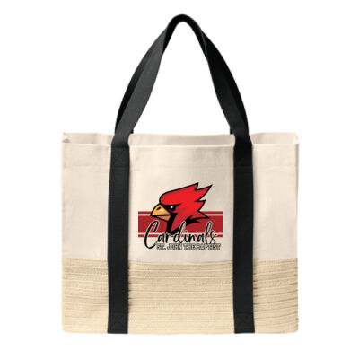 Port Authority® Straw Market Tote Thumbnail
